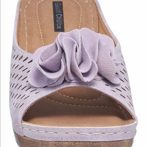 GC Shoes - Juliet Floral Wedge Sandal